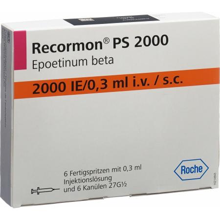 Recormon PS Inj L&ouml;s 2000 IU/0.3ml with needle protection Fertspr 6 pcs - PrimeCare Global
